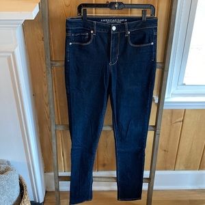 American Eagle Hi-Rise Skinny jeans, size 12 X-Long